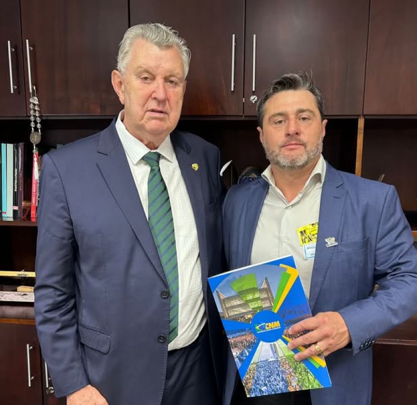 Vice-Prefeito de Herval solicita emenda de R$ 500 mil em Brasília para compra de máquinas pesadas