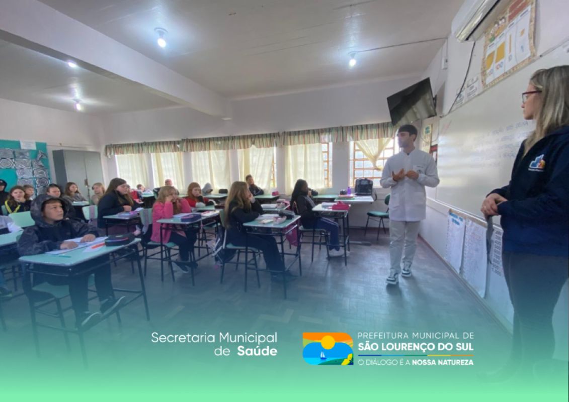 Educar para crescer: ação do PSE incentiva alimentação saudável entre estudantes em São Lourenço