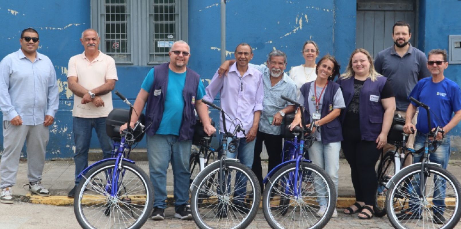 Arroio Grande entrega bicicletas para agentes de endemias e reforça vigilância ambiental