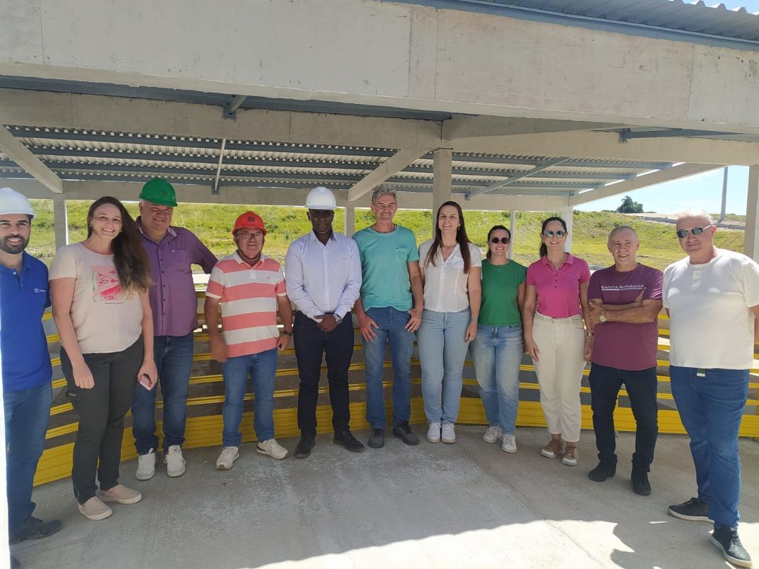 Prefeito de Jaguarão visita obras da nova Estação de Tratamento de Esgoto, com inauguração marcada para o dia 23