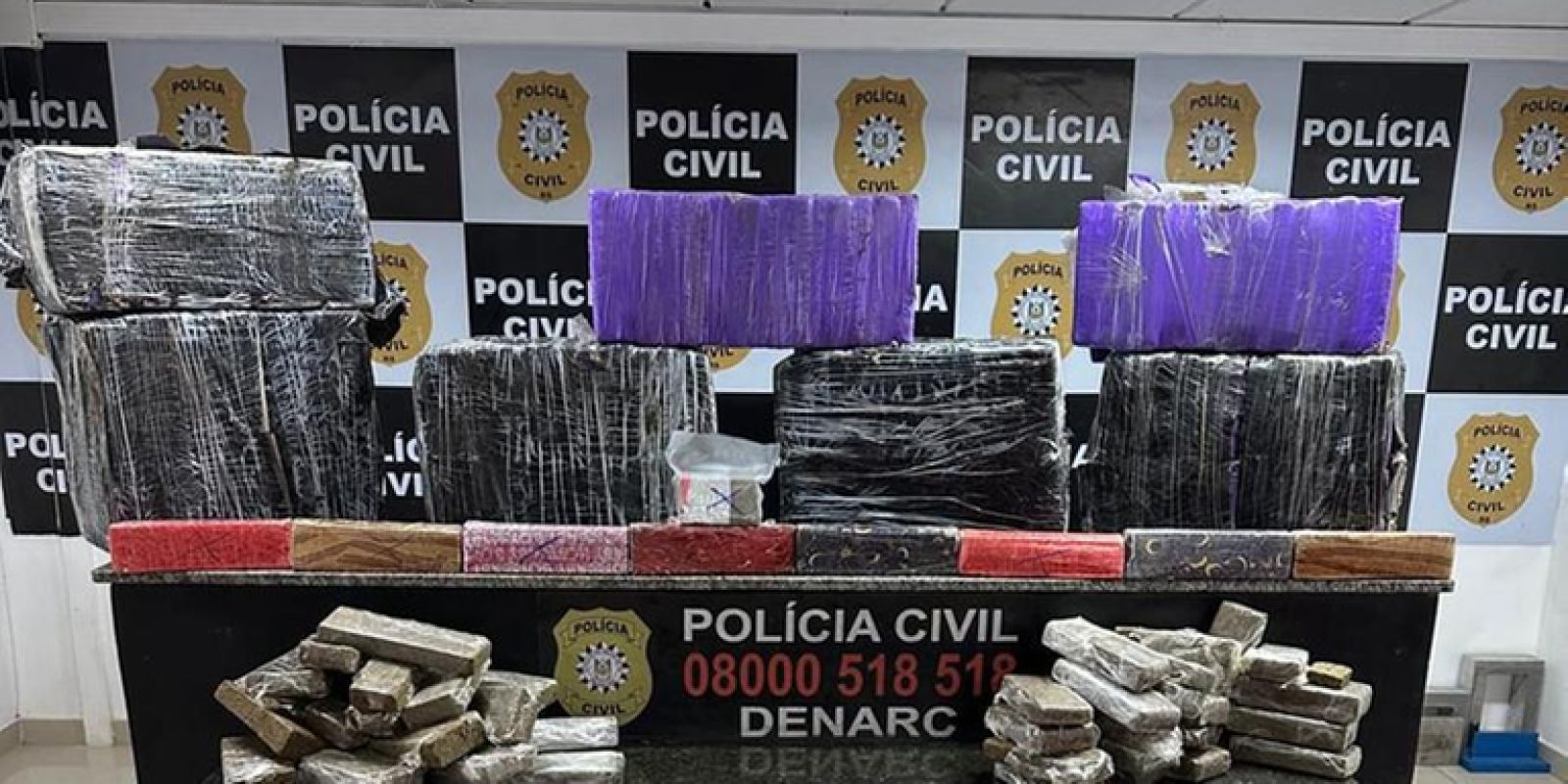 Homem é preso com 348 quilos de maconha em chácara de Novo Hamburgo
