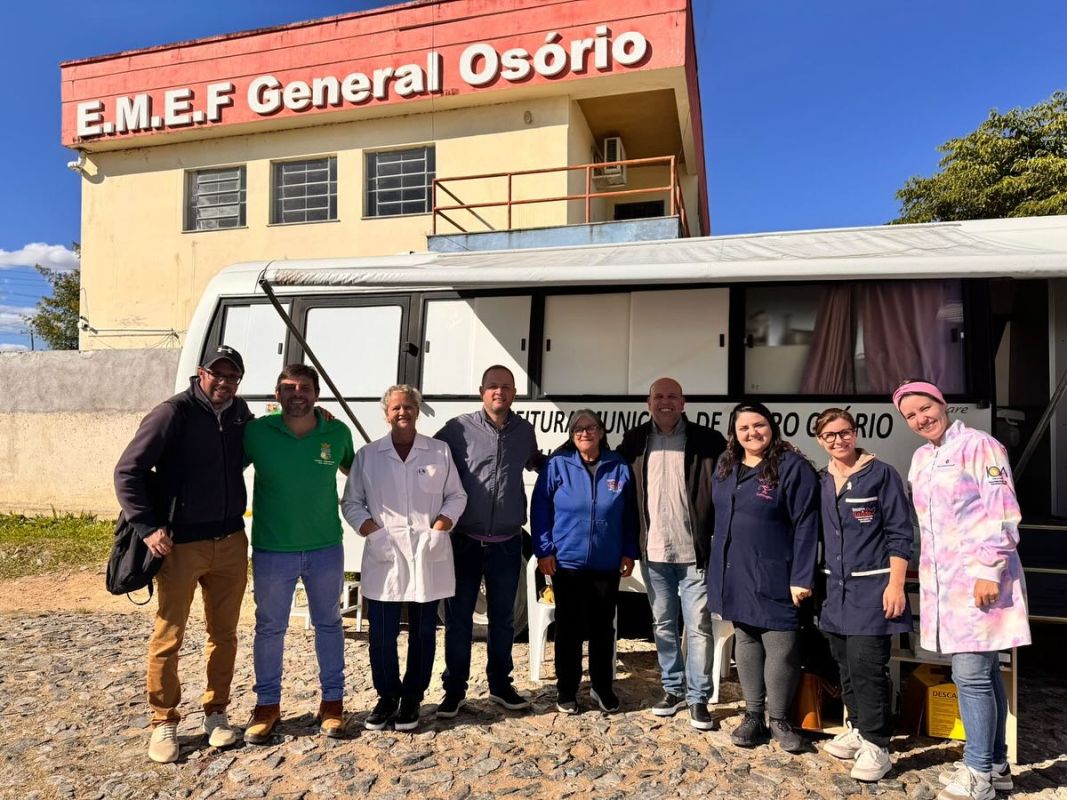 Programa “Saúde na Escola” leva vacinação e atendimentos à Escola General Osório, em Pedro Osório