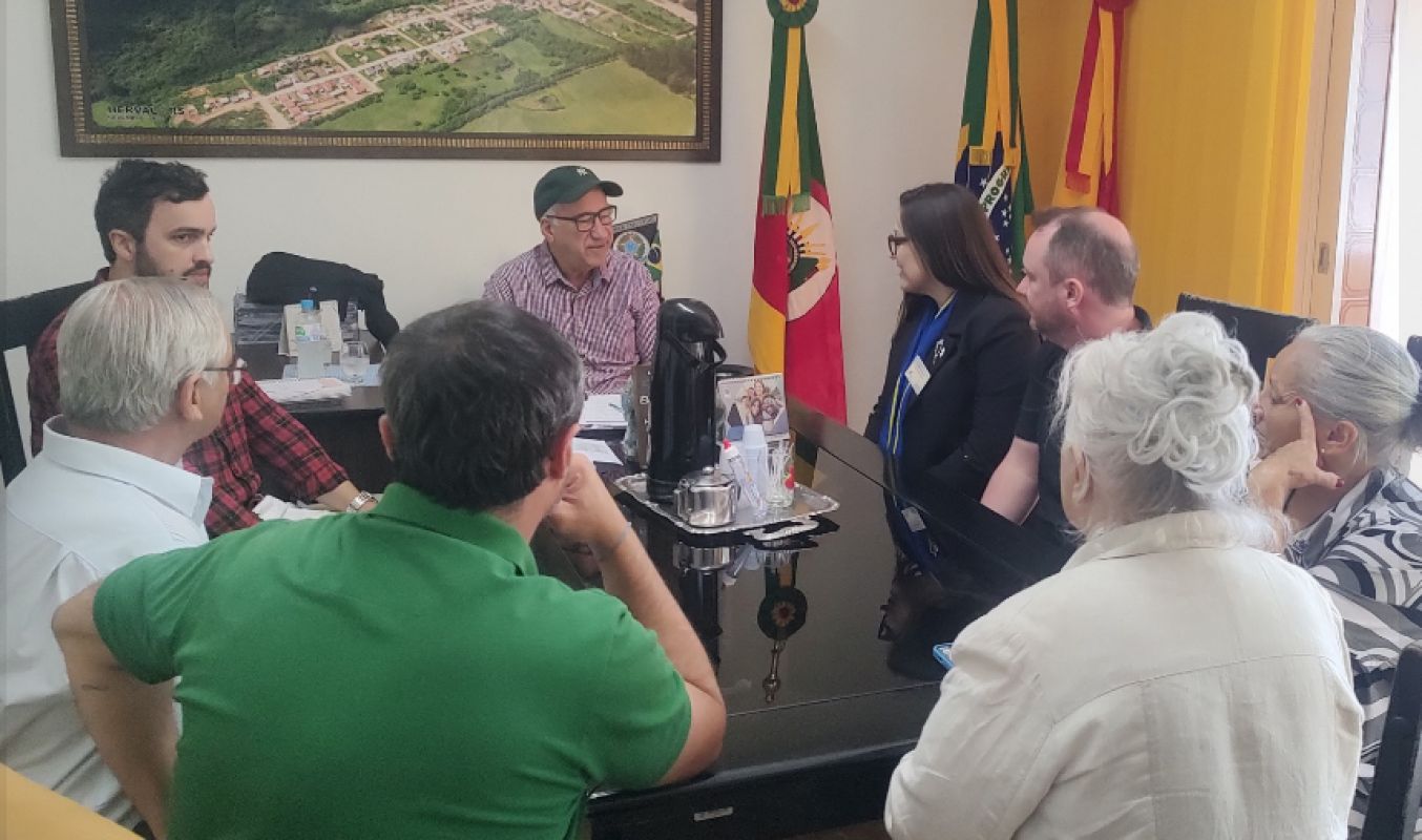 Prefeito de Herval recebe Governadora do Rotary Internacional em visita oficial