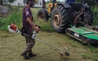 Secretaria de Obras realiza limpeza e melhorias de acesso no interior de Pedro Osório