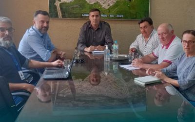 Prefeito de Arroio Grande recebe representantes da Equatorial Energia para tratar de melhorias no município