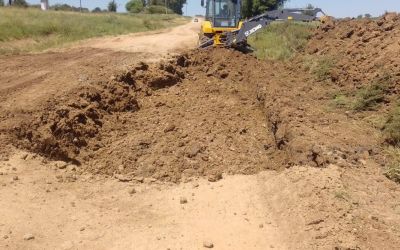 Prefeitura de Jaguarão avança na manutenção das estradas São Luiz e Perdiz