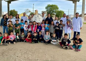Programa Saúde na Escola promove ação de saúde bucal para alunos da Escola Castelo Branco, em Jaguarão