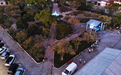 Mais moderna e atrativa, Praça Central de Herval é oficialmente reinaugurada