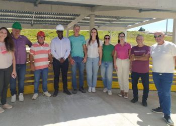 Prefeito de Jaguarão visita obras da nova Estação de Tratamento de Esgoto, com inauguração marcada para o dia 23
