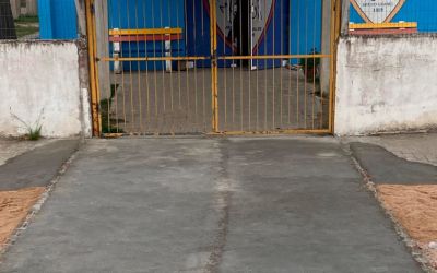 Obras de novas calçadas na Escola João Goulart são concluídas após anos de reivindicação em Arroio Grande
