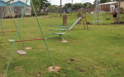 Nova pracinha do Matarazzo é inaugurada em Pedro Osório e vira ponto de encontro para crianças da comunidade