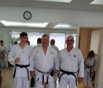 Cerrito celebra primeiro faixa preta do projeto social de karatê