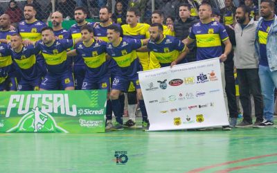 Solenidade e disputa por taça marcam o início do Campeonato Municipal de Futsal 2025 em Arroio Grande