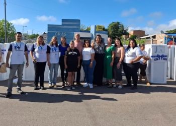 Sorteados do projeto E+Comunidades da CEEE Equatorial recebem geladeiras novas em Herval