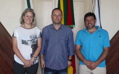 Prefeitura de Pedro Osório recebe visita da presidente da Azonasul, Paula Mascarenhas, para fortalecer laços com o governo estadual