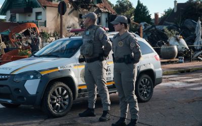 Agentes da Segurança Pública encerram os trabalhos em área do acidente aéreo em Gramado