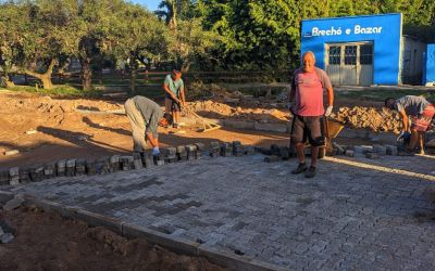 Prefeito de Jaguarão altera horário de trabalho na pavimentação devido à onda de calor