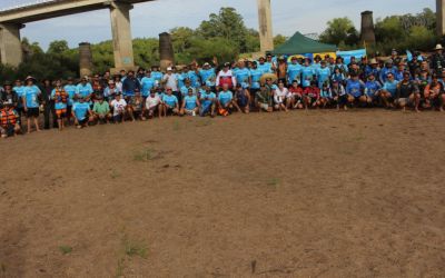 Prefeito de Cerrito, Flavinho, prestigia 3º Encontro de Caiaqueiros do Rio Piratini