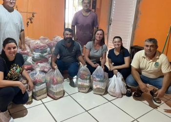 Prefeitura de Cerrito distribui 300 cestas básicas a famílias em situação de vulnerabilidade