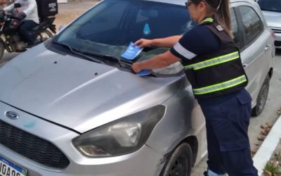 STT realiza ação educativa contra estacionamento irregular na avenida Cidade de Lisboa