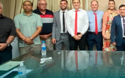 Neto Pereira toma posse como prefeito de Arroio Grande em cerimônia oficial