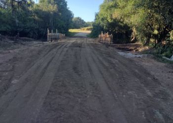 Prefeitura de Cerrito conclui obras da ponte do Passinho, na estrada da Serra
