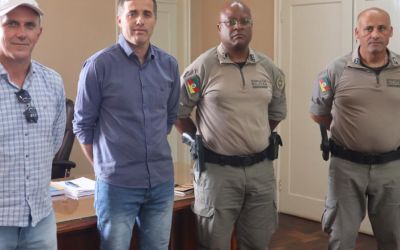 Segurança pública em Arroio Grande é discutida em reunião com a Brigada Militar