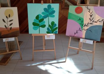 Obras do Ateliê Artífice estão em exposição na Prefeitura de Cerrito